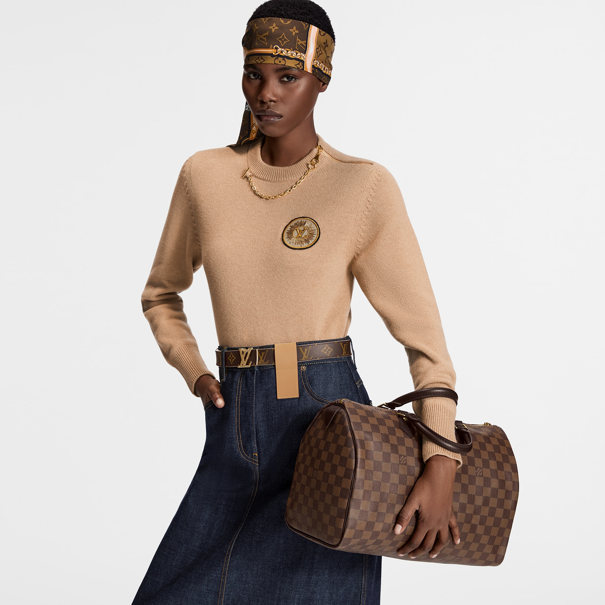 Speedy 35 Damier Ebene - Women - Handbags | LOUIS VUITTON ®